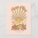 Recherche de vie heureuse cartes postales Floral