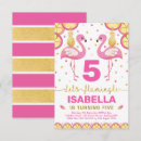 Recherche de rose flamant anniversaire invitations Rose et or