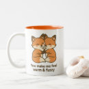 Recherche de renard kawaii tasses Illustration de renard