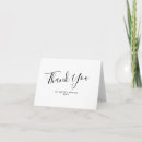 Recherche de minimaliste mariage remerciements cartes Lettré