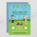 Recherche de mini golf anniversaire invitations Putt