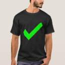 Recherche de case à cocher tshirts Vérifier