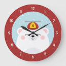 Recherche de ours blanc horloges Mignon