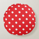 Recherche de de point de polka coussins Rouge