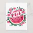 Recherche de fruit kawaii cartes postales Été
