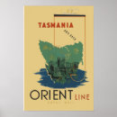 Recherche de tasmania posters Vintage