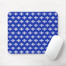 Recherche de motif tricot tapis souris Bleu