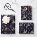 Recherche de vieux noël de mode papier cadeau Motif