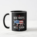 Recherche de taureau rouge tasses Blanc
