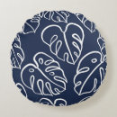 Recherche de feuille de monstera coussins Blanc