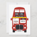 Recherche de de londres invitations Rouge
