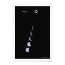 Recherche de phases lune posters Noir et blanc