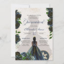 Recherche de navy quinceanera invitations Bleu marine