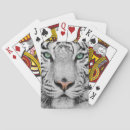 Recherche de tigres blancs jeux de cartes Animal