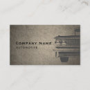Recherche de voiture vintage cartes visite Automobile