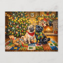Recherche de noël de chien cartes postales Pour tous