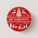 Recherche de noël rouge badges Élégant