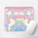 Recherche de licorne rose tapis souris Arc en ciel