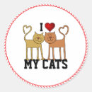 Recherche de love cat autocollants Mignon