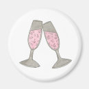 Recherche de champagne rose magnets Célébration