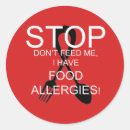 Recherche de allergies alimentaires autocollants Alerte