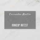 Recherche de affaires de maquilleur cartes visite Salon de beauté
