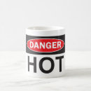 Recherche de danger tasses Chaud