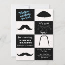 Recherche de moustache noire invitations Noir et blanc
