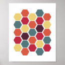 Recherche de peigne posters Géométrique