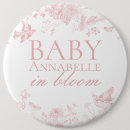Recherche de floral rose badges Bientôt maman