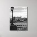 Recherche de paysage impressions sur toile Noir et blanc