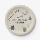 Recherche de kids birthday assiettes Vintage