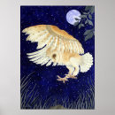 Recherche de aquarelle hibou posters Oiseau