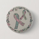 Recherche de ruban de conscience ronds badges Cancer du sein