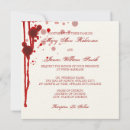Recherche de de sang mariage invitations Rouge