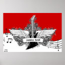 Recherche de musique rock posters Rouge