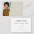 Recherche de beiges cartes visite Client(e)