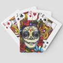 Recherche de jour des morts jeux de cartes Crâne