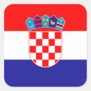 Recherche de drapeau pays autocollants Croatie