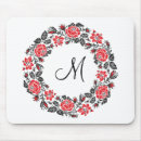 Recherche de point rouge tapis souris Monogramme