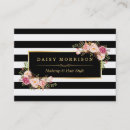 Recherche de decor styles cartes visite Maquillage