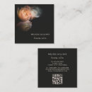 Recherche de rose rouge romantique cartes visite Pour elle
