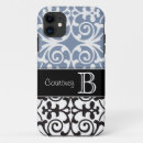 Recherche de bleu ardoise iphone coques Monogramme