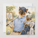 Recherche de golf fête des pères cartes Golfeur