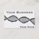 Recherche de la génétique cartes visite Biotechnologie