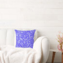 Recherche de bleu floral coussins Violet