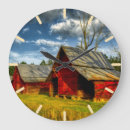 Recherche de grange rouge horloges Rural