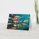 Recherche de poissons koi vœux cartes Carpe