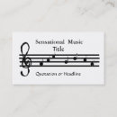 Recherche de notes musicales cartes visite Musiciens