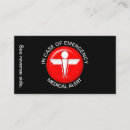 Recherche de alerte médicale cartes visite Allergie